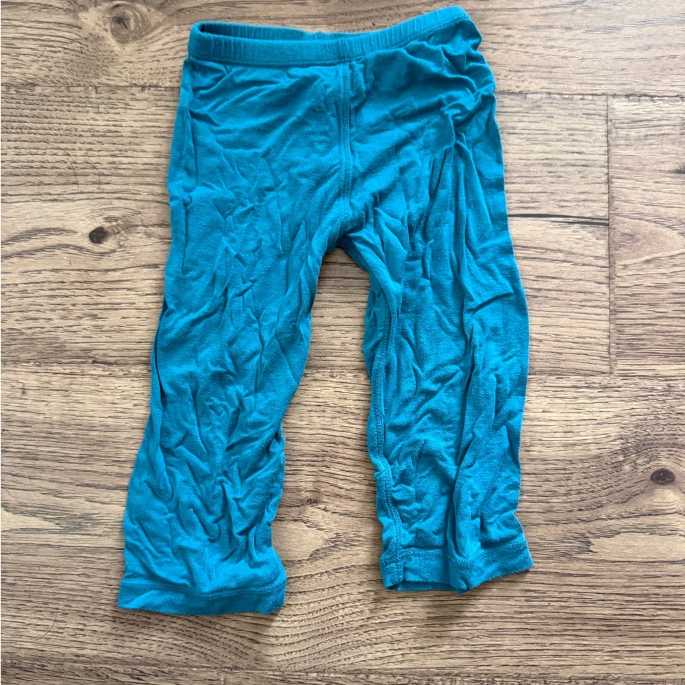 Kickee Pants Teal Kids Leggings